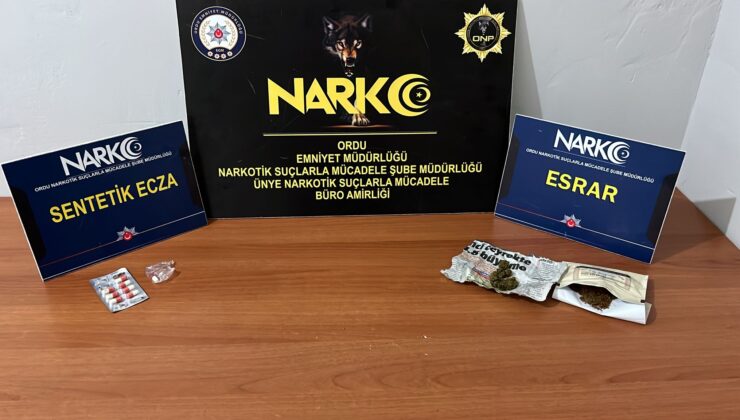 Ordu Merkez’de Narkotik Operasyonları: Çok Sayıda Uyuşturucu Madde Ele Geçirildi