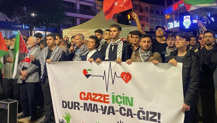 Yalova’da Sivil Toplum Kuruluşları ve Vatandaşlardan Küresel Sumud Filosuna Destek