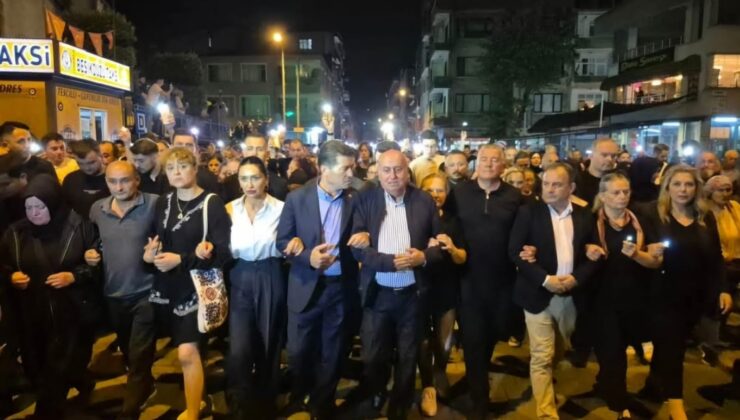 Başkan Kaya, Matti̇a Ahmet İçi̇n Adalet Yürüyüşüne Katildi.