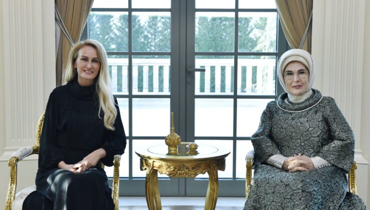 Emine Erdoğan, KKTC Cumhurbaşkanı’nın Eşi Nilden Bektaş Erhürman ile Bir Araya Geldi