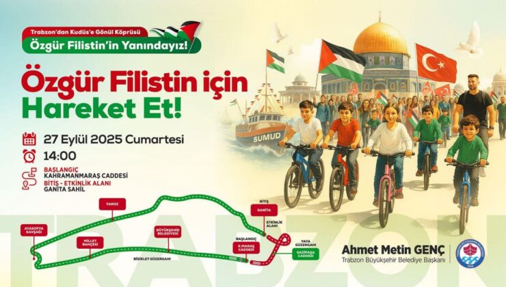 Trabzon Gazze İçi̇n Harekete Geçi̇yor