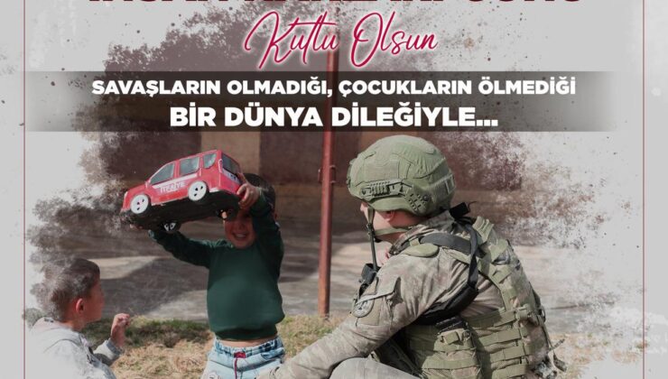 Milli Savunma Bakanlığının “Barış ve Çocukların Yaşam Hakkı” Mesajına Tek Haber Ajansı’ndan Tam Destek