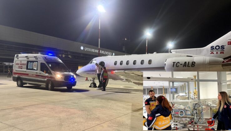 54 Günlük Bebek İçin Zamanla Yarış: Çanakkale’den Ankara’ya Şifa Yolculuğu