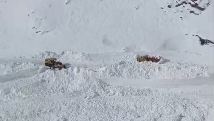 Bahçesaray-Hizan karayoluna çığ düştü: Yol yaklaşık 4 saat kapalı kaldı