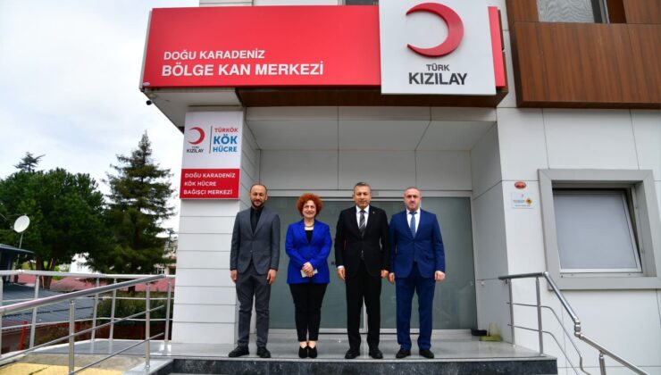 Trabzon’da Sağlık ve Taziye Mesaisi: Bölge Kan Merkezi Ziyareti ve Cenaze Töreni