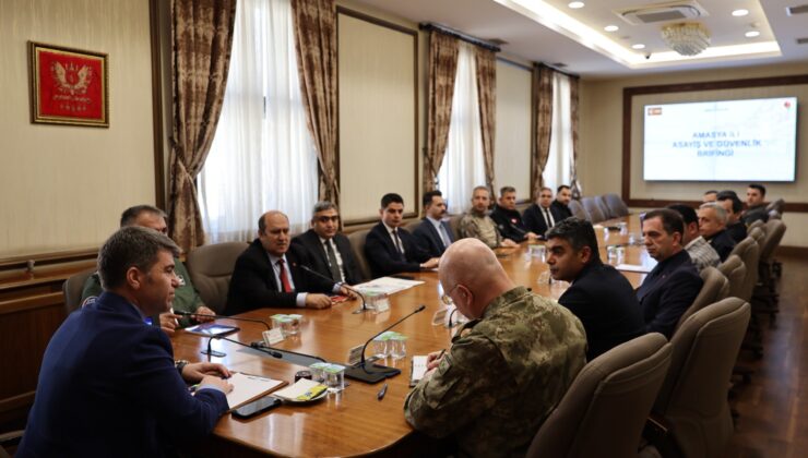 Amasya’da Güvenlik ve Asayiş Masaya Yatırıldı: İl Güvenlik Toplantısı Gerçekleşti