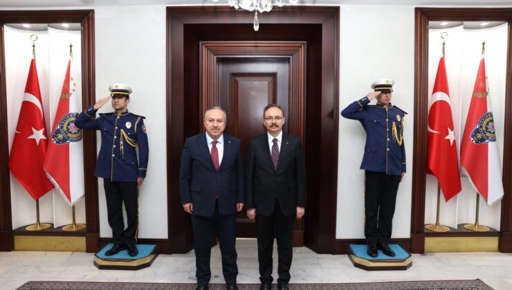 Siirt Valisi Kemal Kızılkaya’dan Emniyet Genel Müdürü Ali Fidan’a Hayırlı Olsun Ziyareti