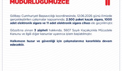 Ankara’da Kaçakçılık Operasyonu: 3 Gözaltı