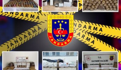 Kayseri İl Jandarma Komutanlığından Mayıs Ayı Bilançosu: Çok Sayıda Suç Unsuru Ele Geçirildi Ve 88 Şüpheli Yakalandı
