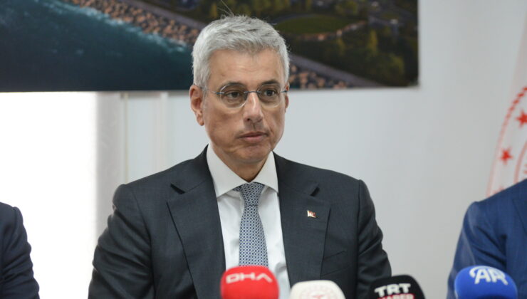 Sağlık Bakanı Memişoğlu Rize Şehir Hastanesi İnşaatında İncelemelerde Bulundu