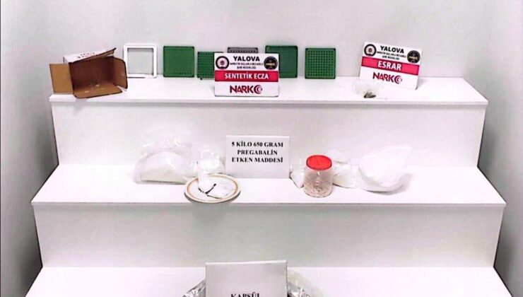 Yalova’da Narkotik Operasyonu: Binlerce Uyuşturucu Hap ve İmalat Düzeneği Ele Geçirildi