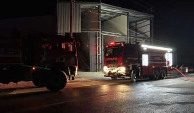 Turgutlu’da palet fabrikasında yangın: Ekipler müdahale etti